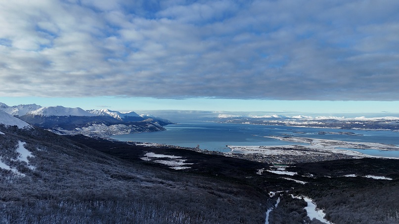 Glaciar Martial, Vista Canal Beago