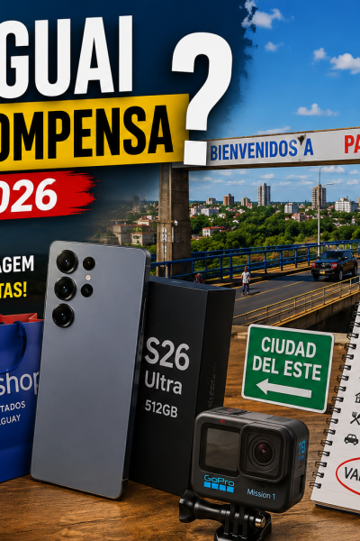Comprar no Paraguai Compensa?